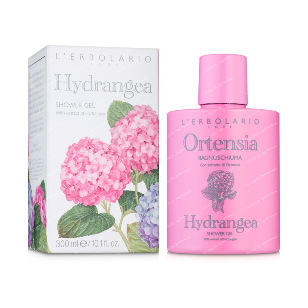 L'Erbolario "HORTENSIA" Bath gel-foam, 300 ml