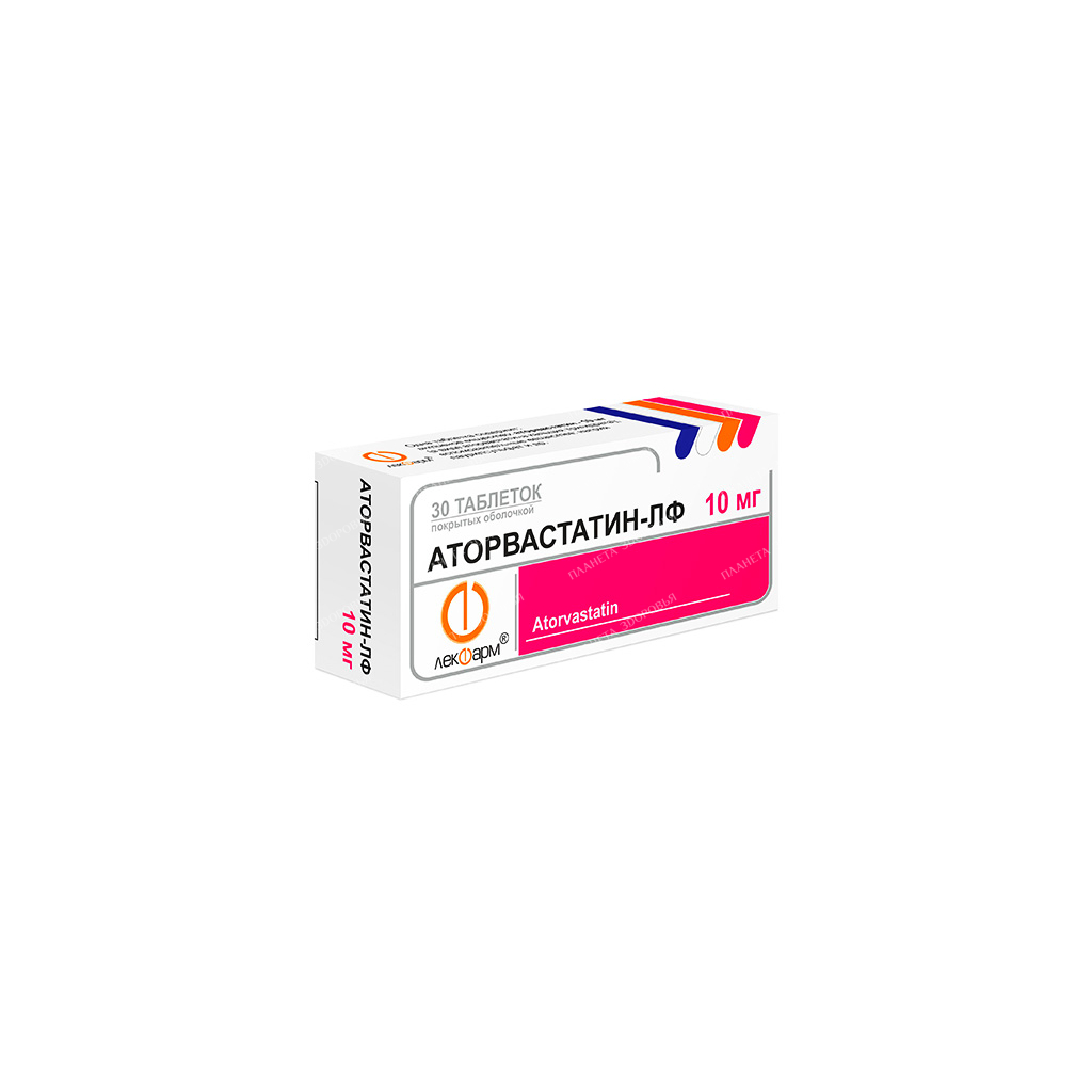 Atorvastatin-LF tablets p/o 10mg №10x3
