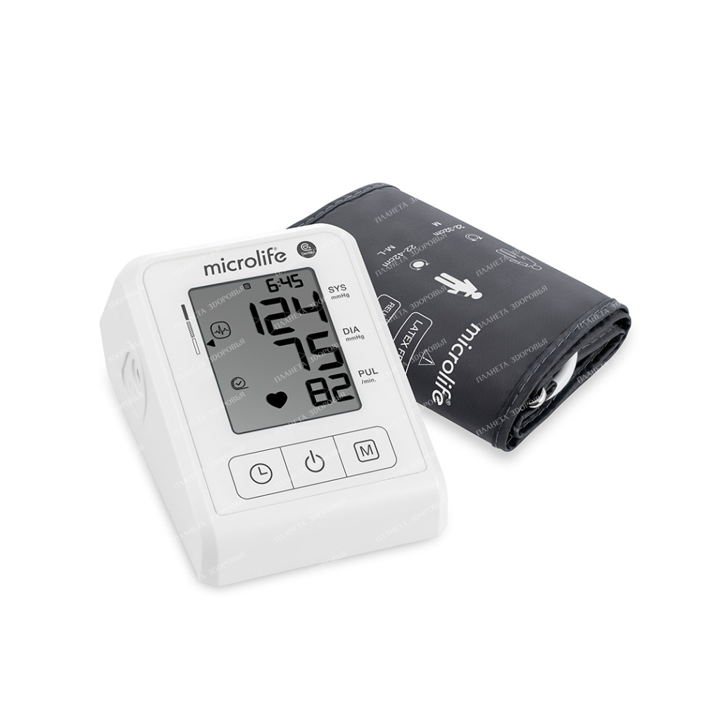 Electronic blood pressure monitor MicroLife model BP B1 Classic with accessories