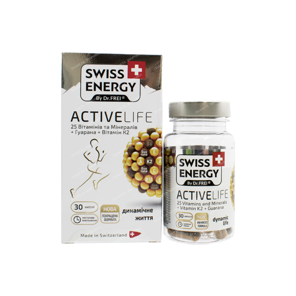 BAA Swiss Energy Activelife caps. with long.light.no.30 (TM Dr.Frei)