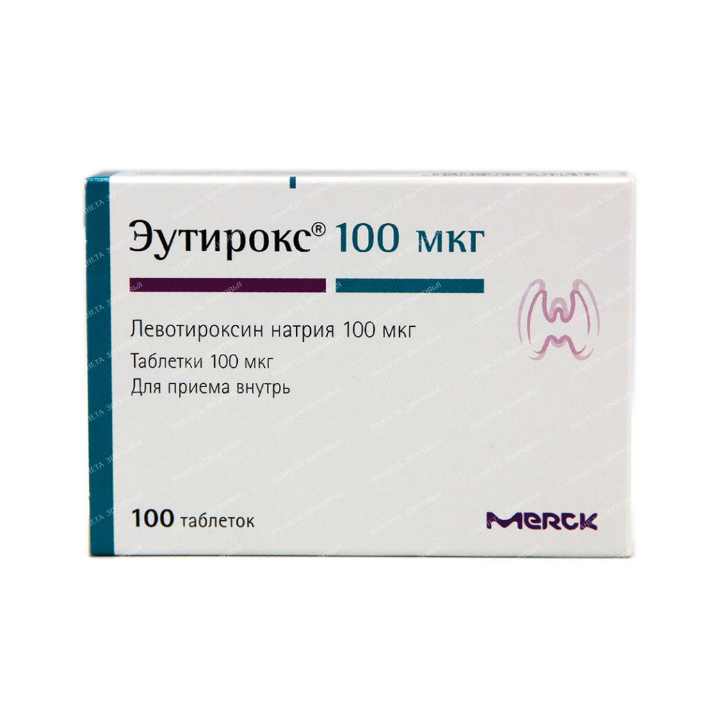 Euthyrox tablets 100mcg №25x4