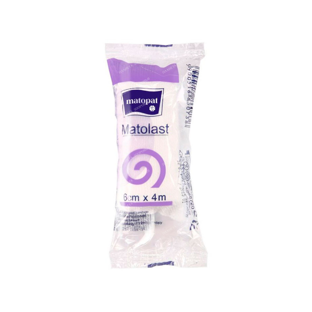 Bandages medical fixing non-sterile elastic Matolast size 6cm*4m