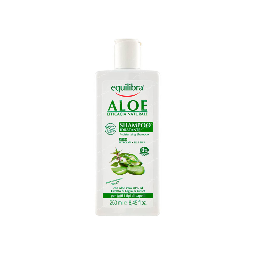 EQUILIBRA Aloe Moisturizing Shampoo, 250 ml