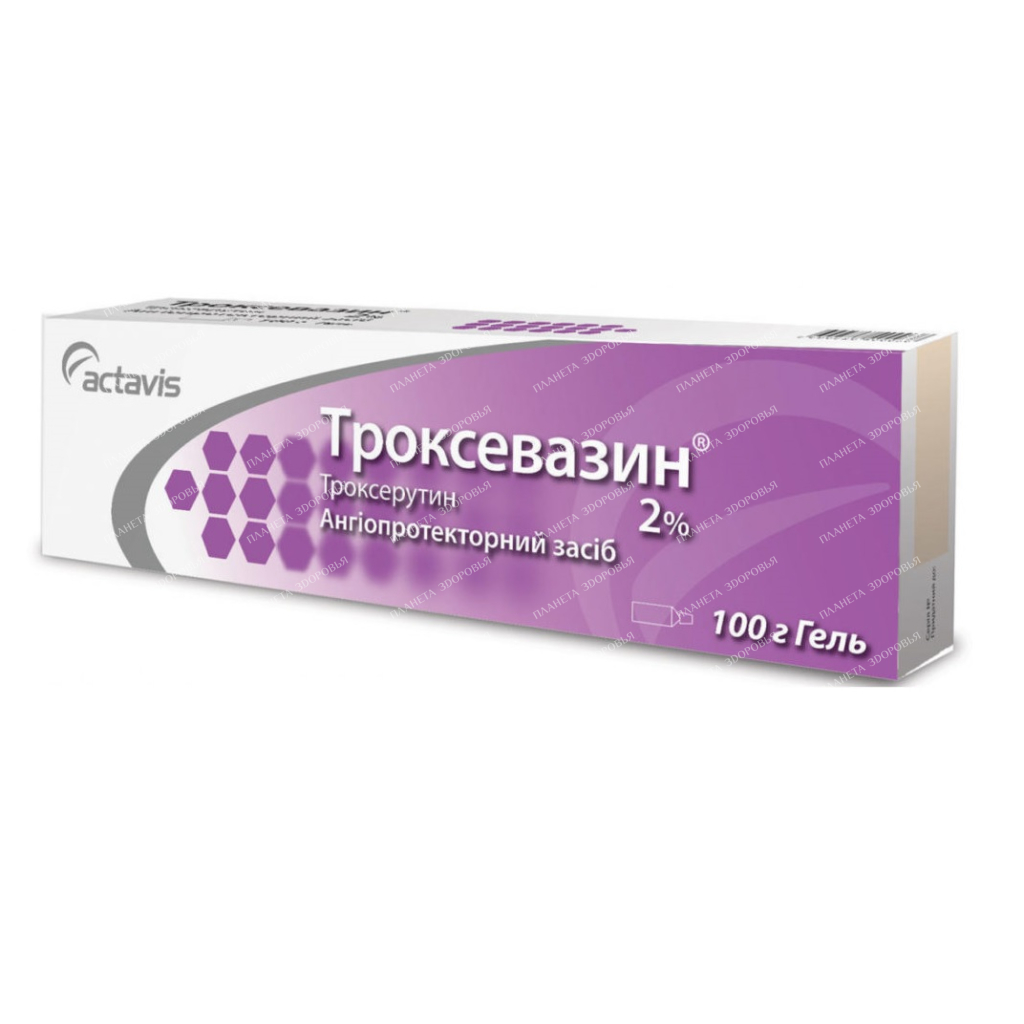 Troxevasin gel for external use 20mg/g 100g №1