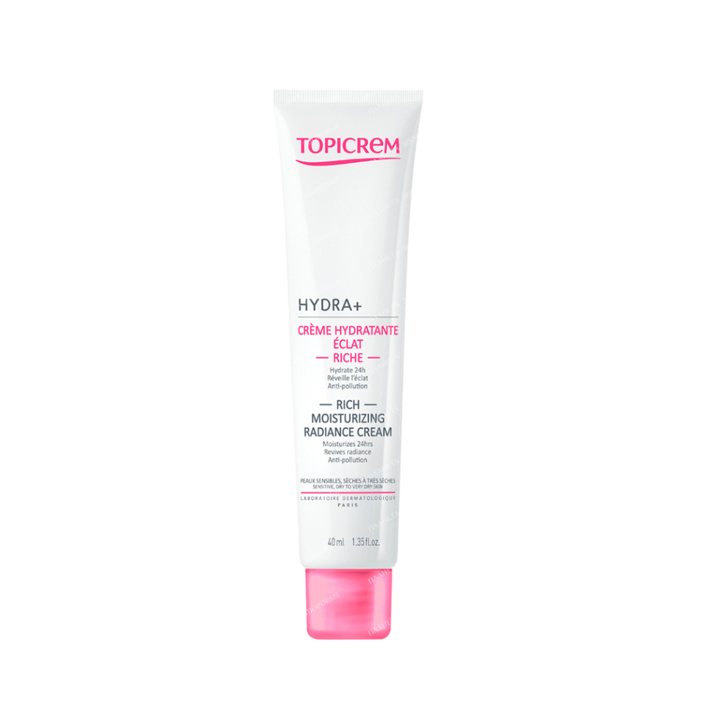 TOPICREM HYDRA+ Rich Radiance Moisturizing Cream, 40 ml