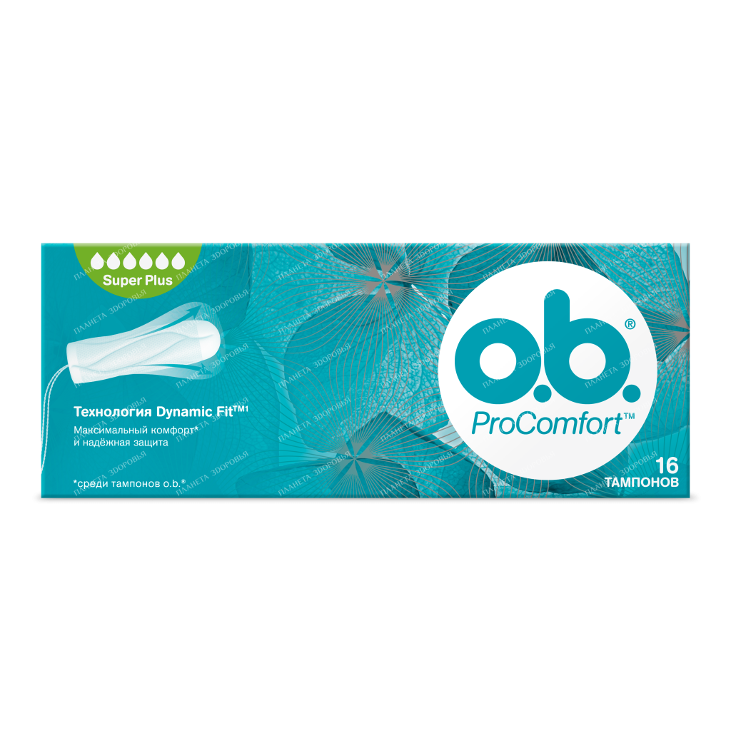 ob ProComfort super plus Tampons for women 16 pcs