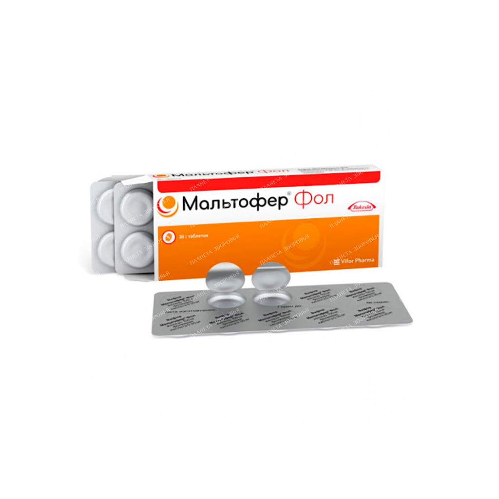 Maltofer chewable tablets 100mg №10x3