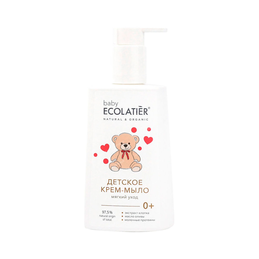 Ecolatier Baby cream-soap "Soft care" 0+, 250 ml