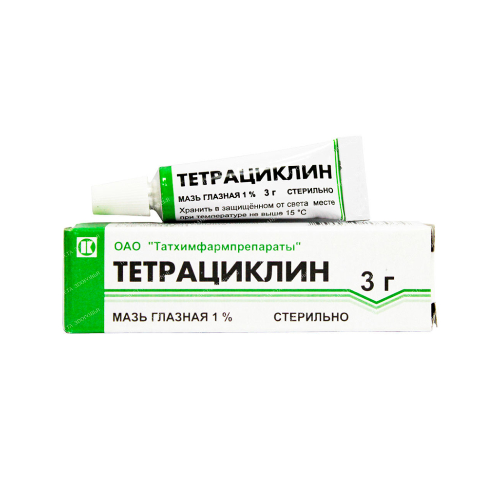 Tetracycline ointment hl.1% in tubes 3g in pack №1