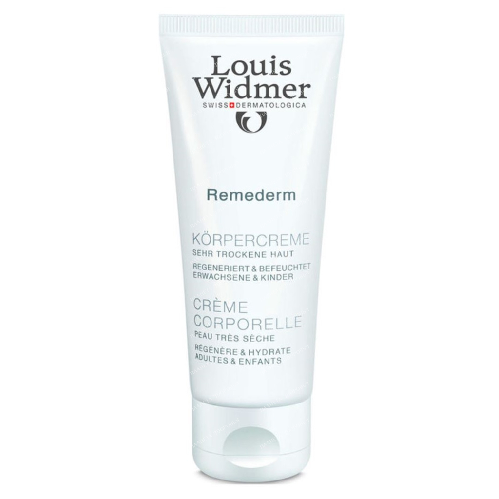 Louis Widmer Remederm Body Cream for children and adults for dry and very dry skin 75ml.