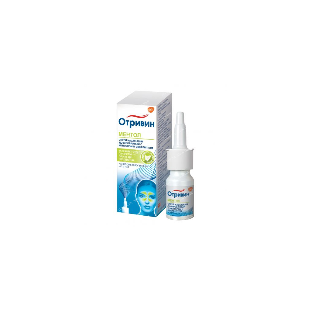 Otrivin nasal spray 0.1% with menthol and eucalyptol 10ml №1