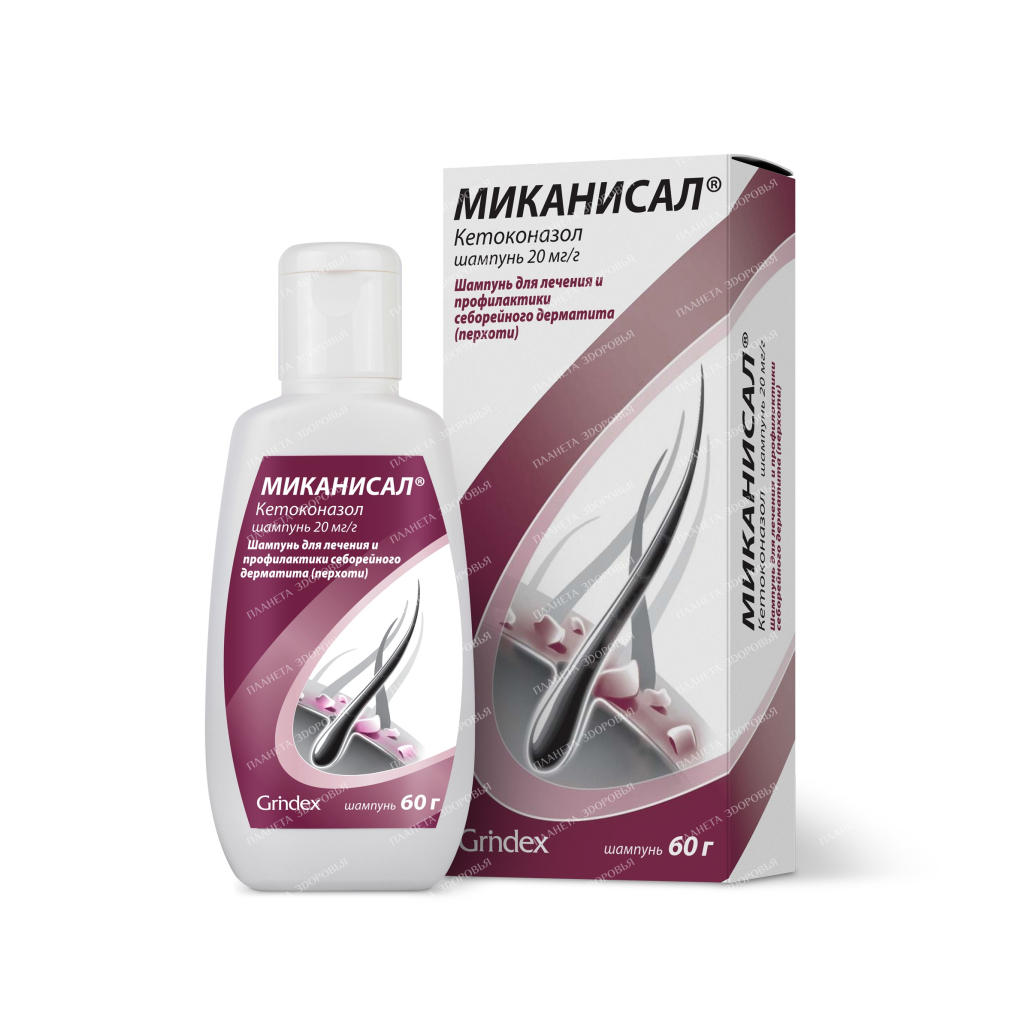Mikanisal shampoo 20mg/g 60g №1