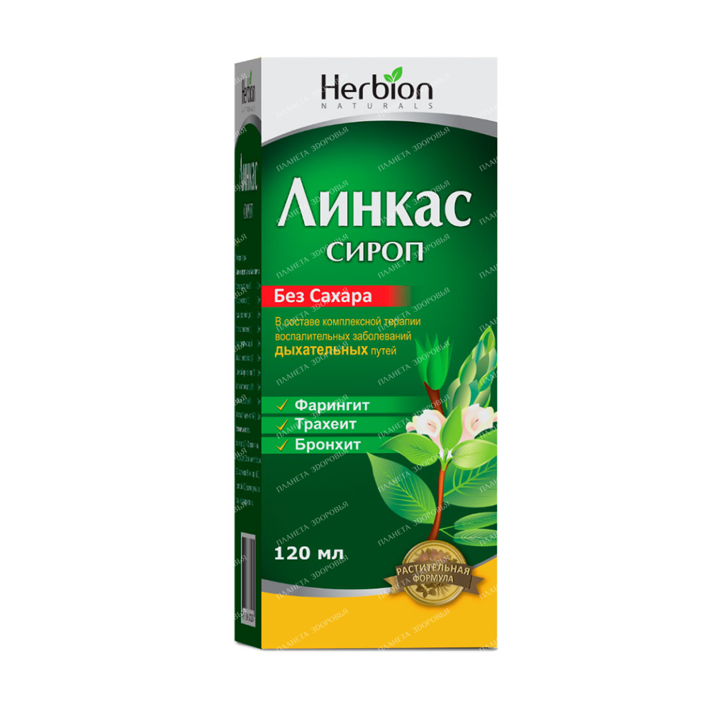 Linkas syrup without sugar in bottle 120ml №2