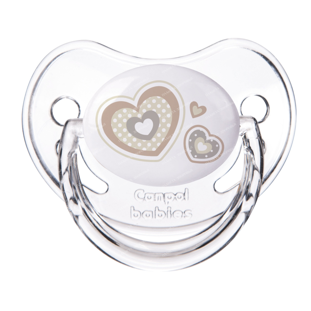 Canpol babies Silicone pacifier (anatomical) 22/566 (beige)