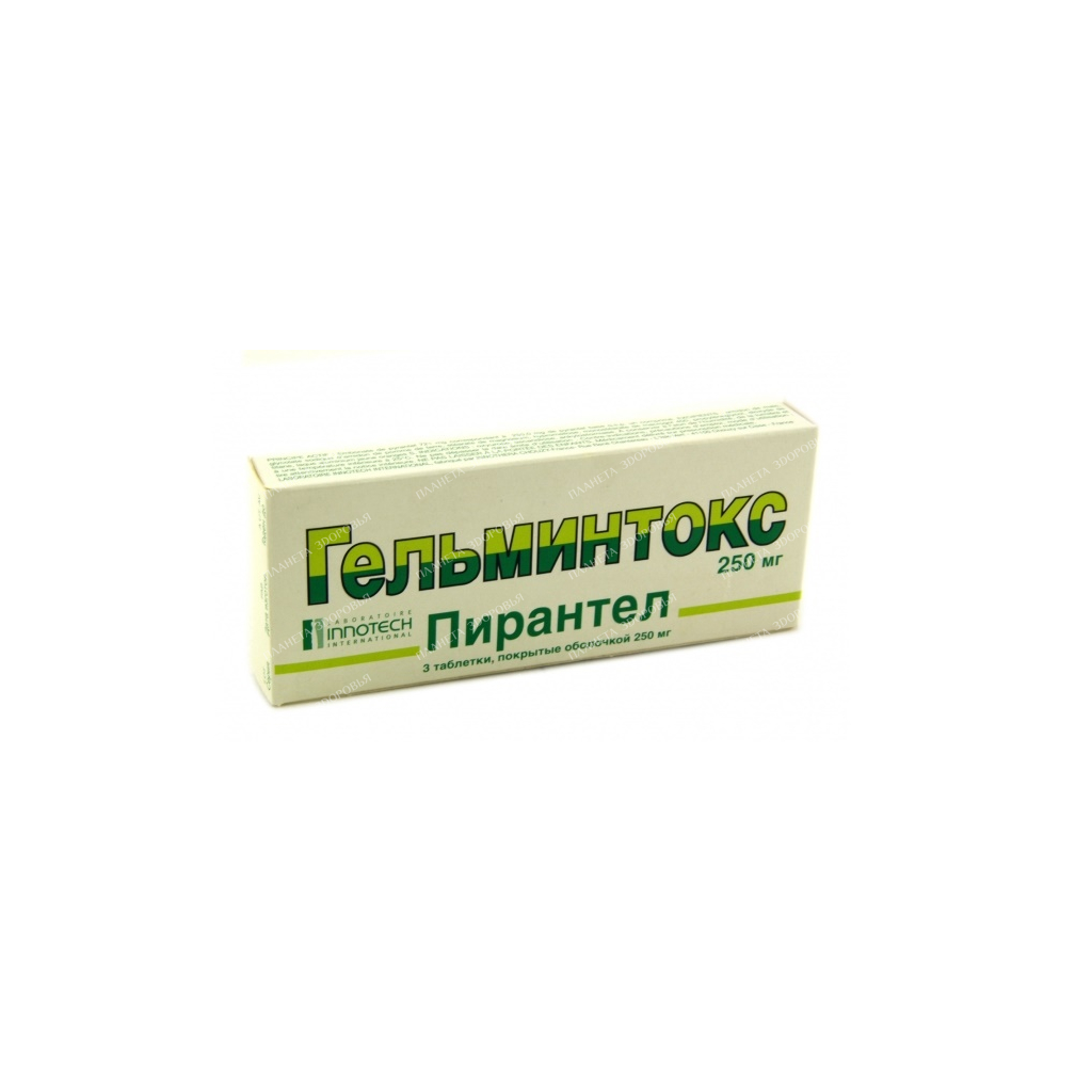 Helmintox tablets p/o 250mg №3x1