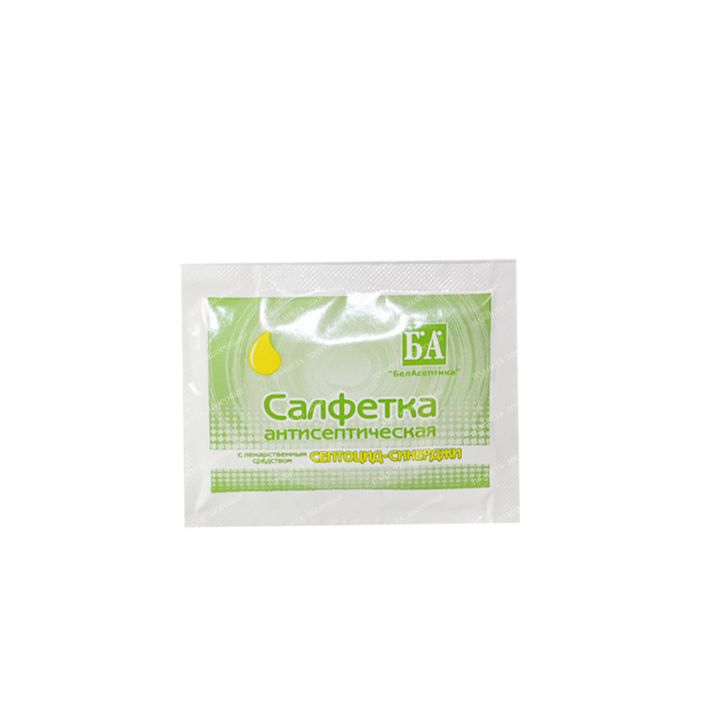 Wet wipes with Septocid-Synergy medicine size 135x175