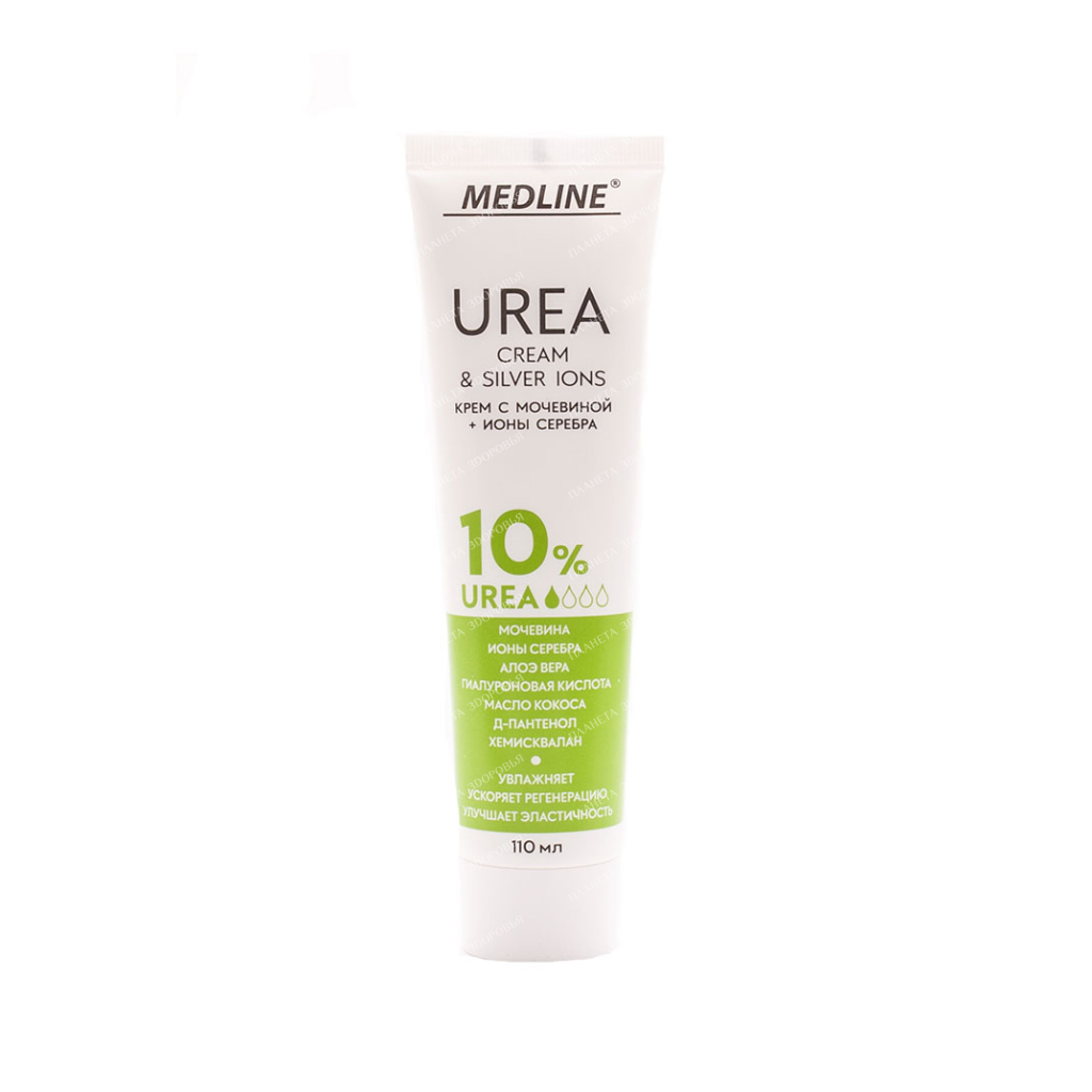 MedLine / MedLine cream with urea 10% + silver ions, 110 ml