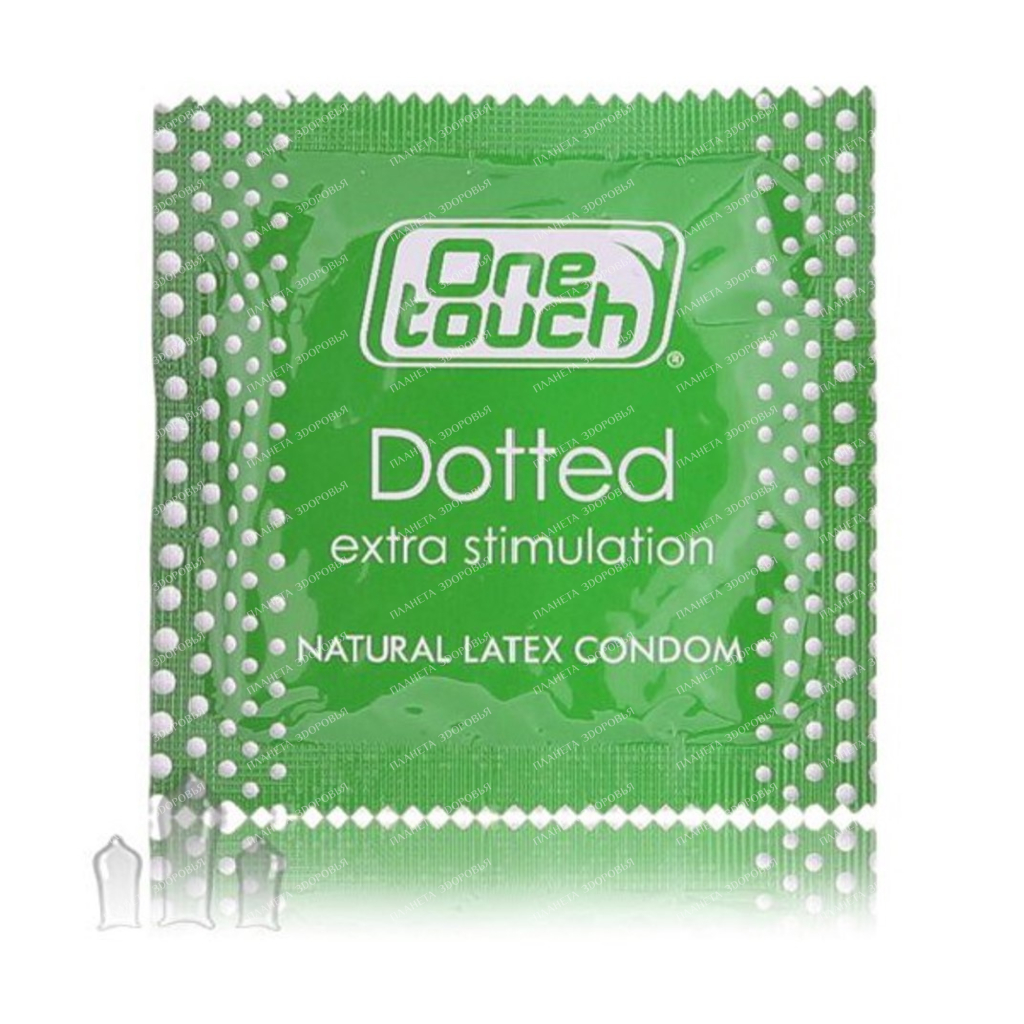 One Touch Dotted Condoms, 5 pcs