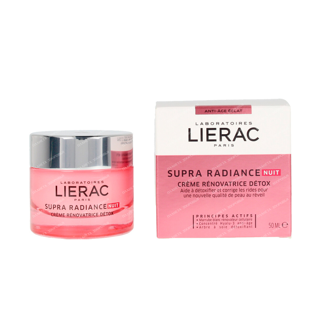 Lierac SUPRA RADIANCE NUIT CREME RENOVATRICE DETOXE, 50 ml