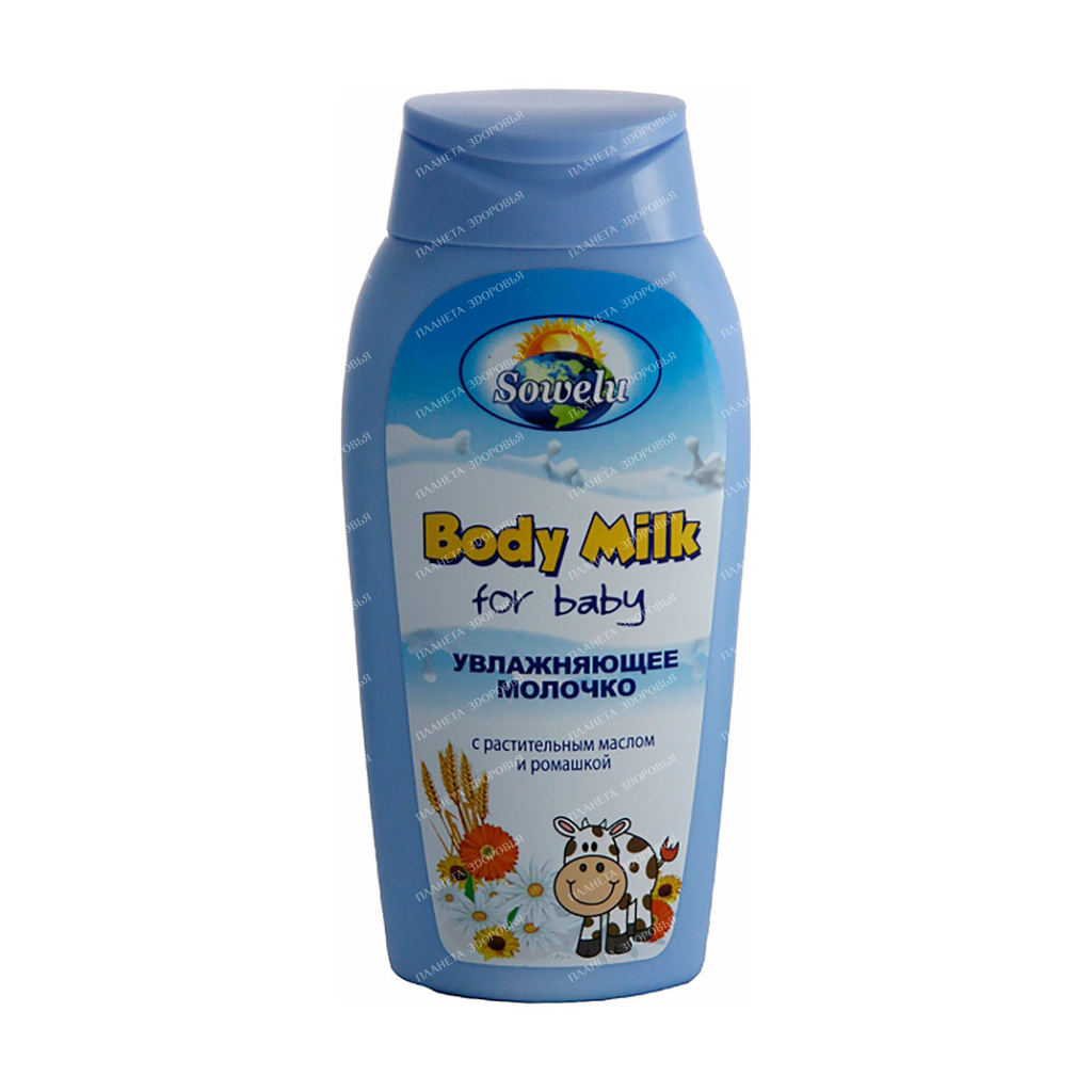 Sowelu Moisturizing baby milk Body Milk with vegetable oil and chamomile 200 ml