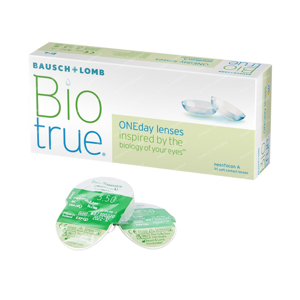 Soft contact lenses Biotrue ONEday (nesofilcon A) -8.50