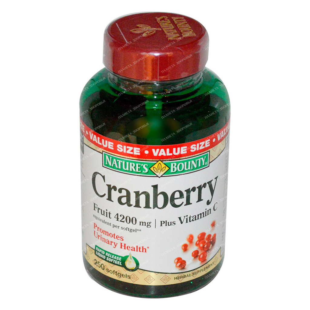 Concentrate of cranberries with vitamin C capsules №100