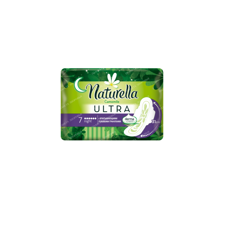 Naturella Ultra Camomile Night with wings Flavored feminine sanitary pads 7 pcs