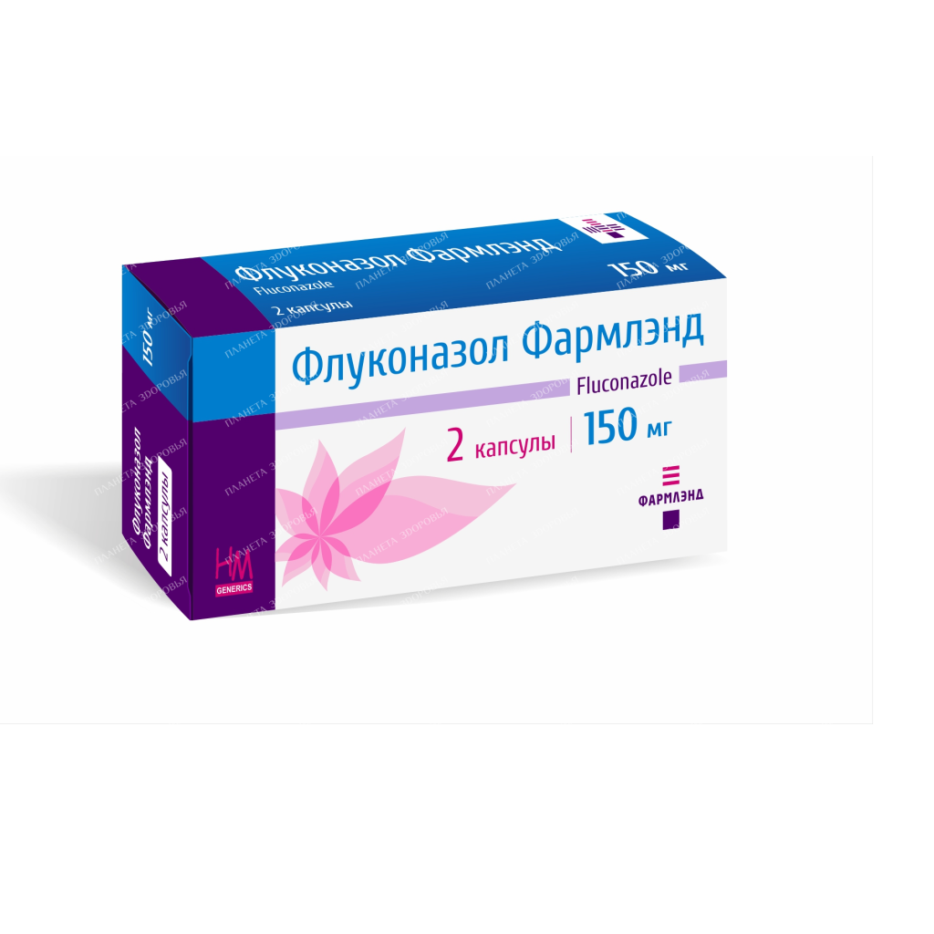 Fluconazole Pharmland capsules 150mg №1x2