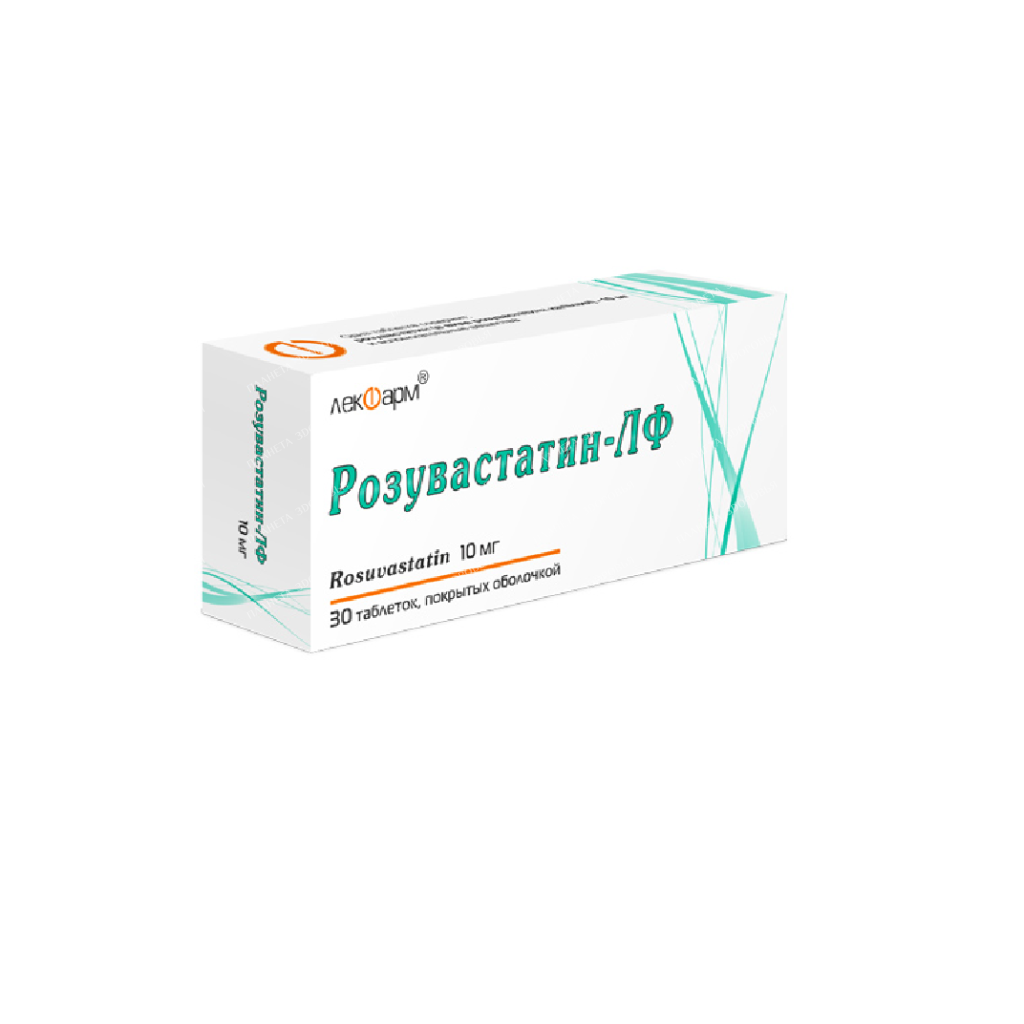 Rosuvastatin-LF tablets po 10mg in box №10х3