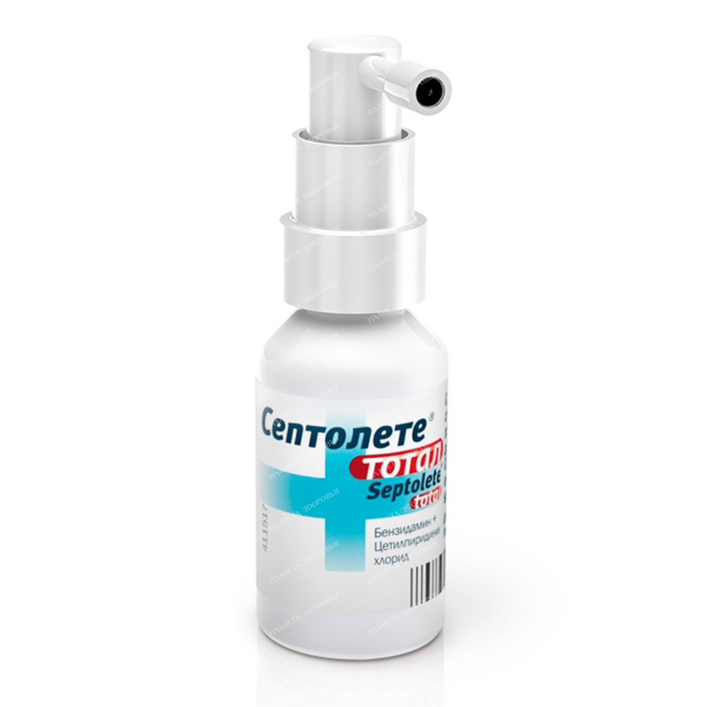 Septolete Total oral mucosal spray (1.5mg+5mg)/ml 30ml (250 doses) №1