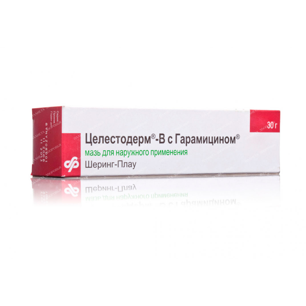 Celestoderm-V with garamycin ointment (1mg+1mg)/1g 30g №1