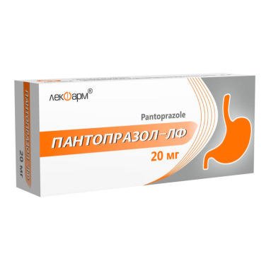 Pantoprazole-LF Film-Coated Tablets 20 mg 30 Pack