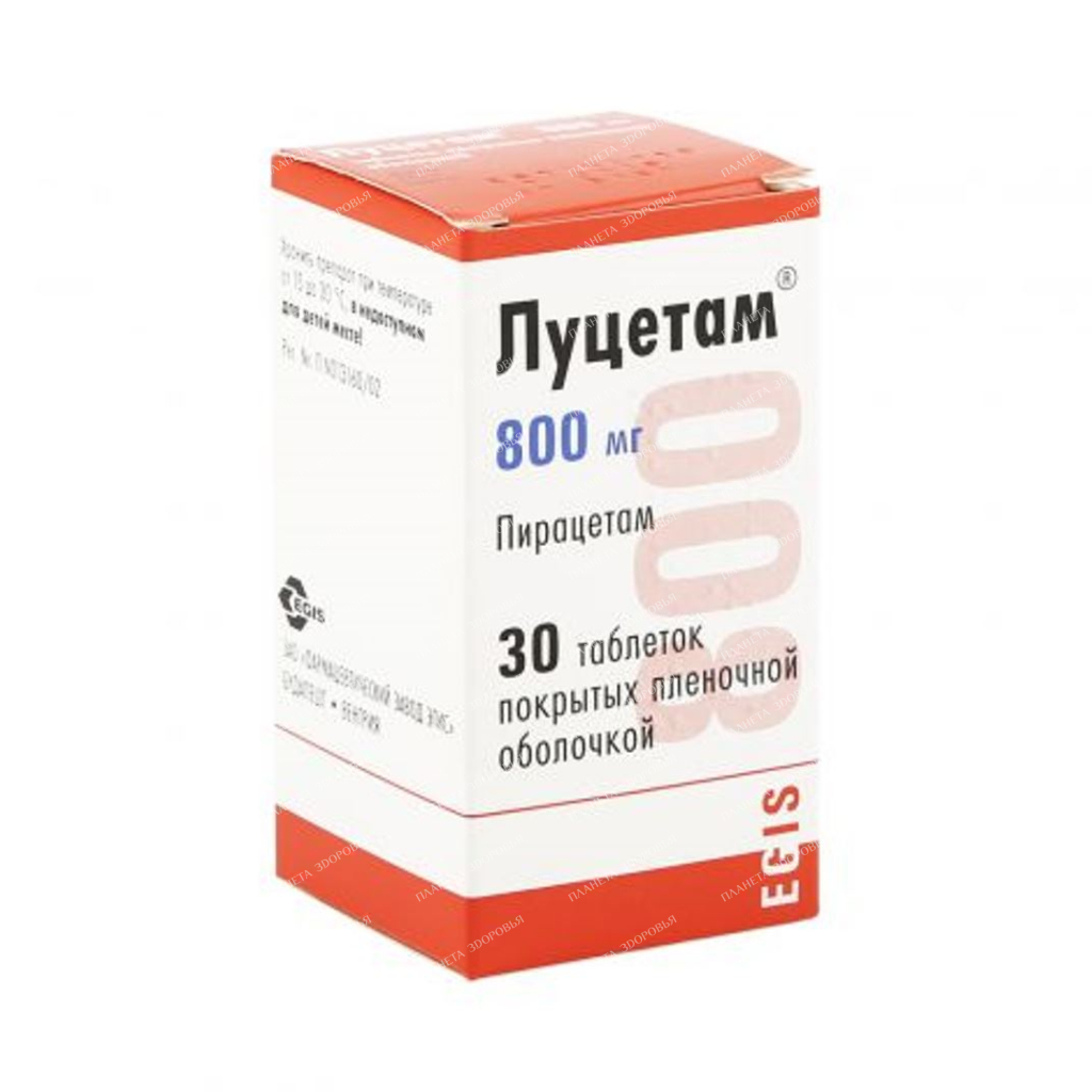 Lucetam pills p/o 800mg №30 №1