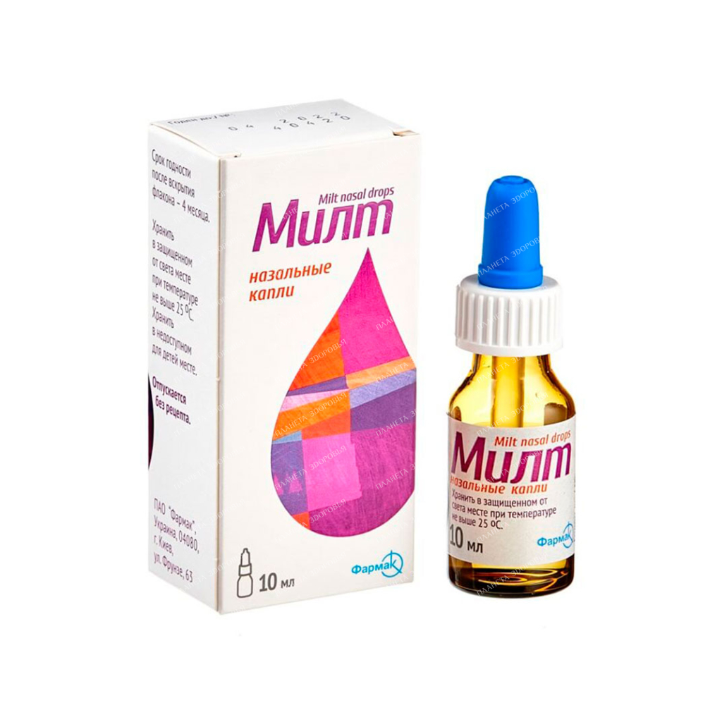 Milt nasal drops (2.5mg/0.25mg)/1ml 10ml №1