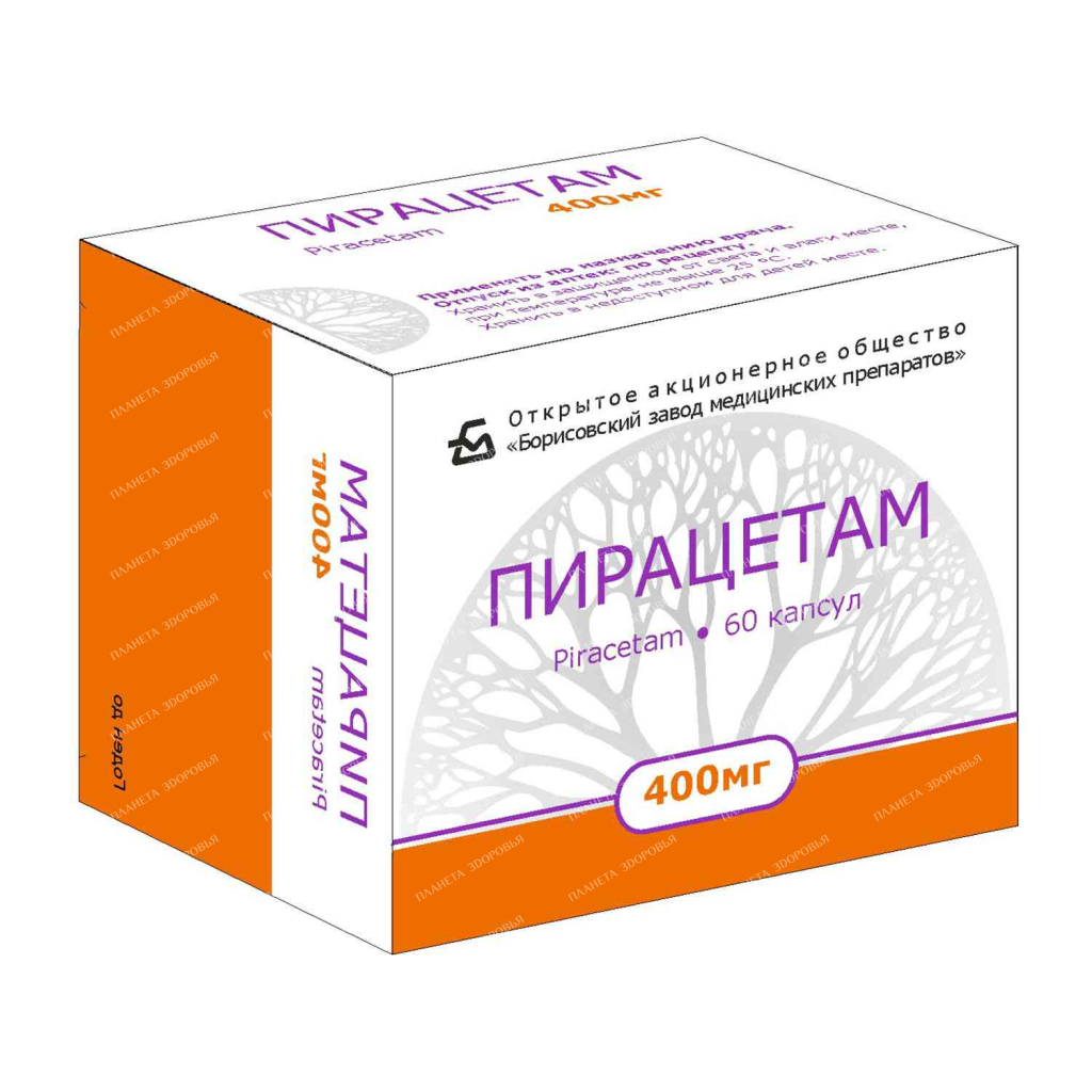 Piracetam capsules 400mg №10x6