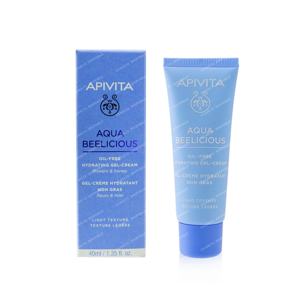 APIVITA Aqua Beelicious oil-free hydrating gel-cream, 40 ml