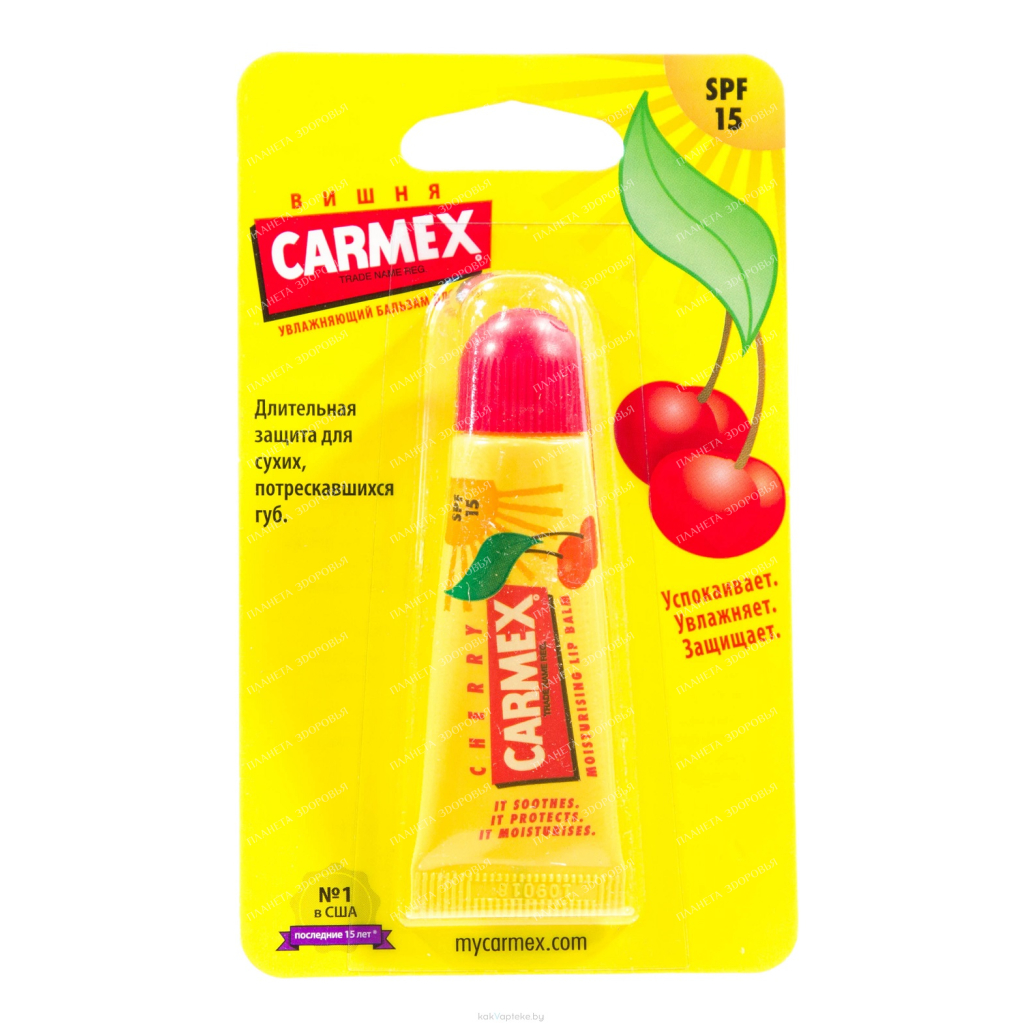 CARMEX Balm uvl. for lips "Cherry" SPF 15 11.6 ml