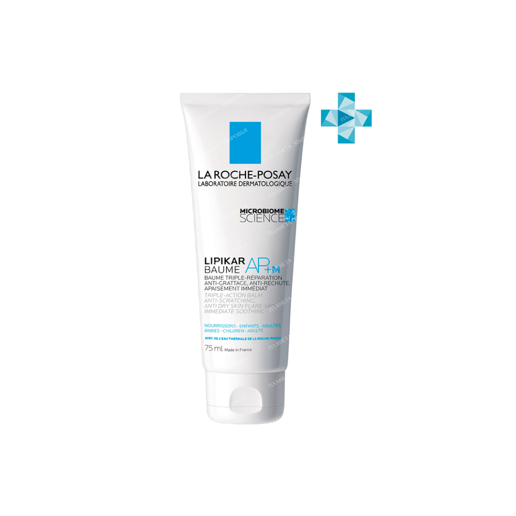 La Roche-Posay Lipikar AP+M Triple action lipid replenishing balm for face and body, 75ml