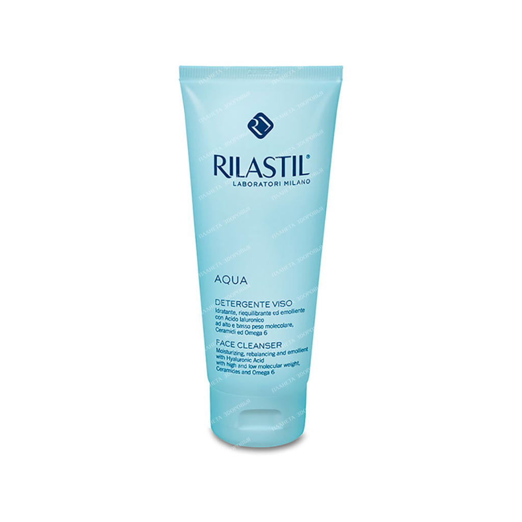 Rilastil AQUA Cleansing Moisturizing Face Gel, 200 ml