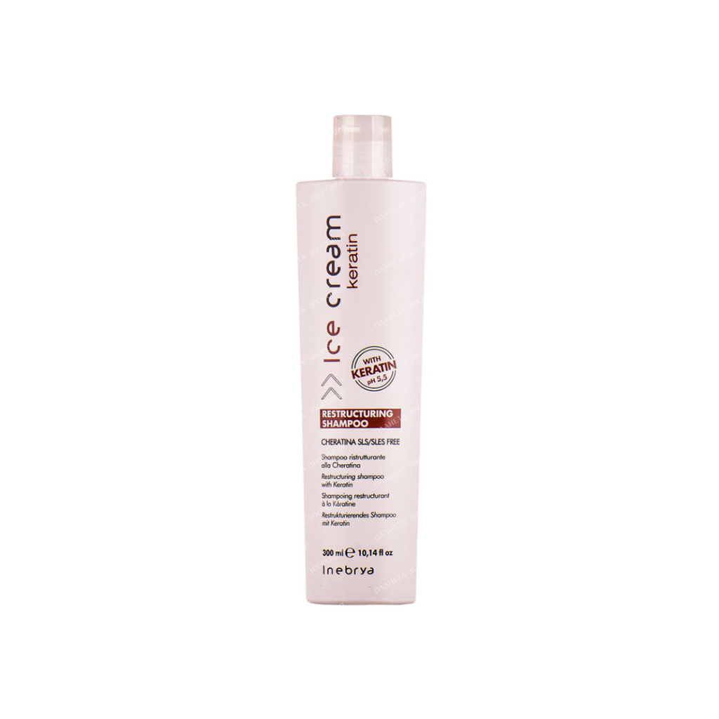 Inebrya Shampoo keratin firming RESTRUCTURING SHAMPOO WITH KERATIN 300 ml.