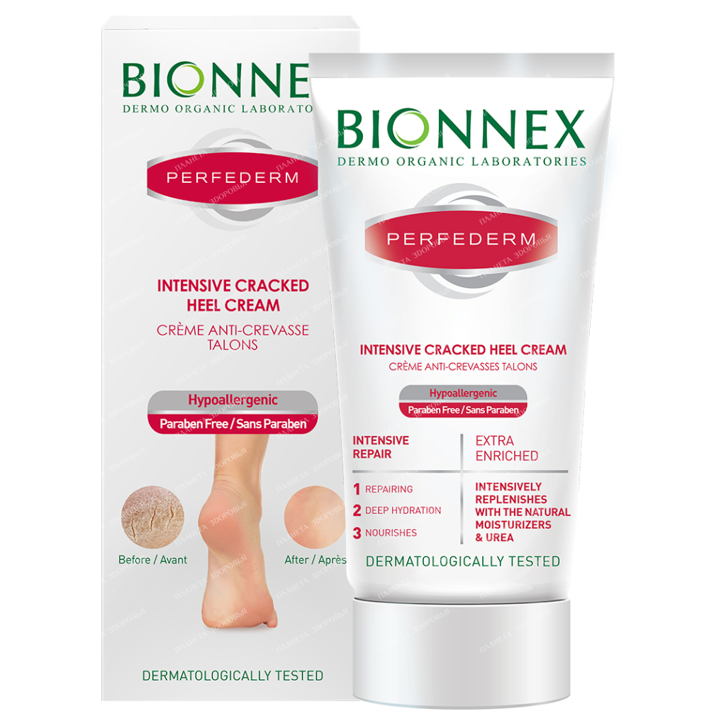 Bionnex Perfederm Intensive cream for chapped heels, 60 ml