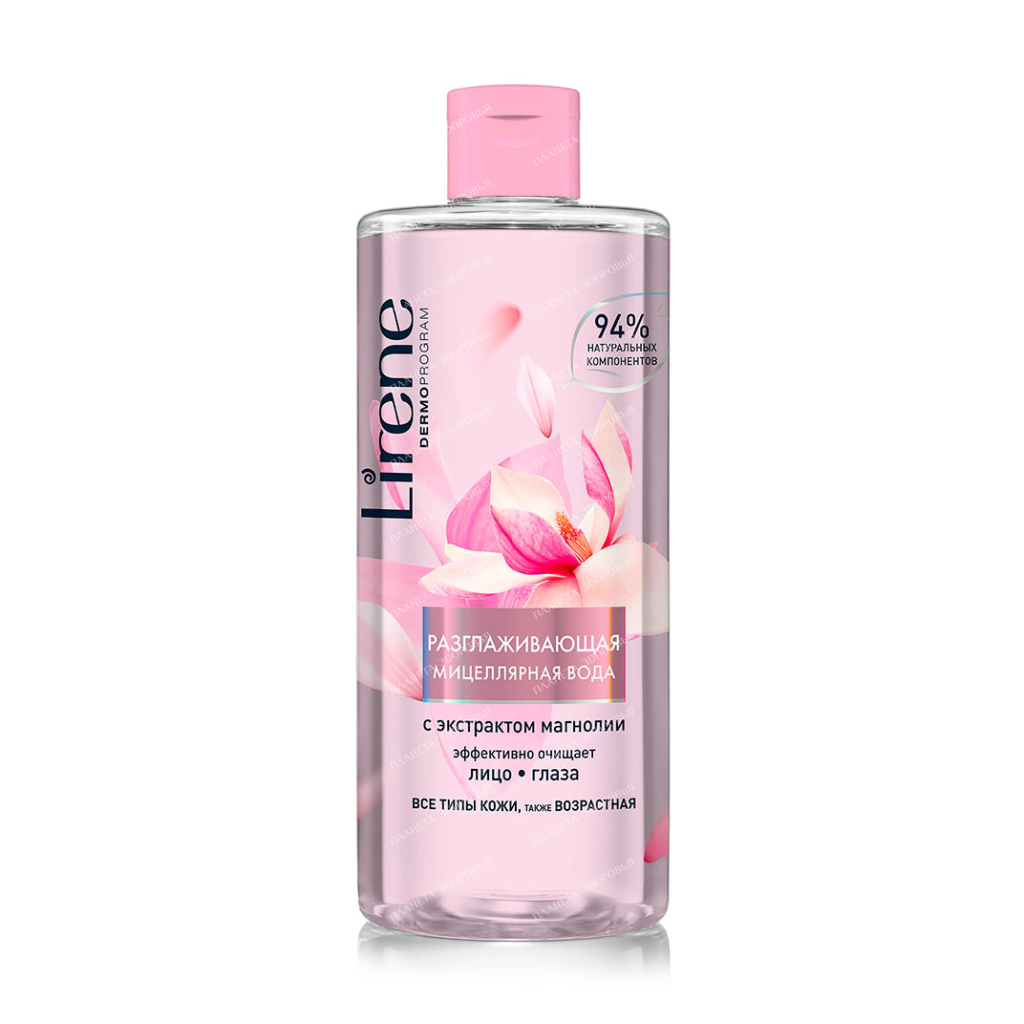 Lirene Smoothing micellar water with magnolia extract, 400 ml