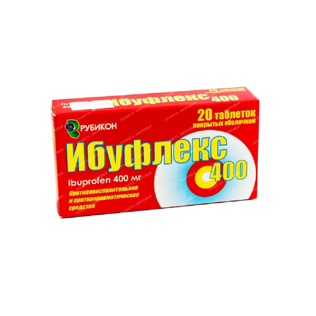 Ibuflex 400 tablets p/o 400mg №10x2