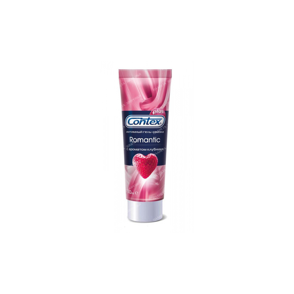 Gel lubricant CONTEX ROMANTIC for intimate use (with strawberry flavor) 30ml