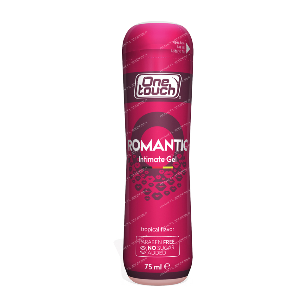One Touch Romantic Intimate Water Based Lubricant Tropical Scented Gel 75 ml