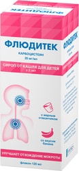 Innotech Fluditec Syrup for Children, 20 mg / ml, 125 ml.