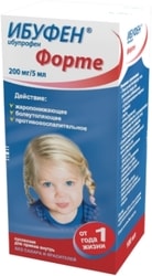 Medana Ibufen Forte Suspension, 200 mg / 5 ml, 100 ml.