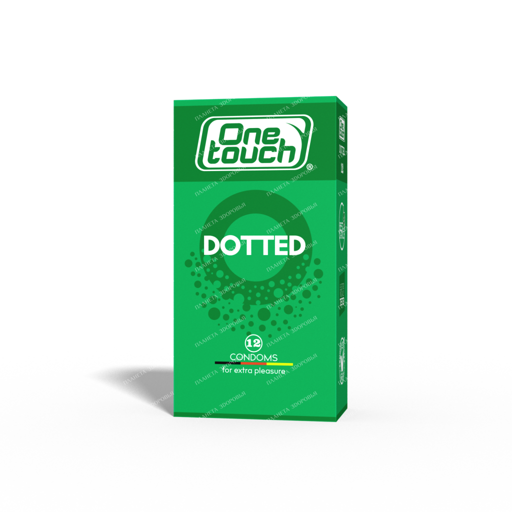 One Touch Dotted Condoms, 12 pcs