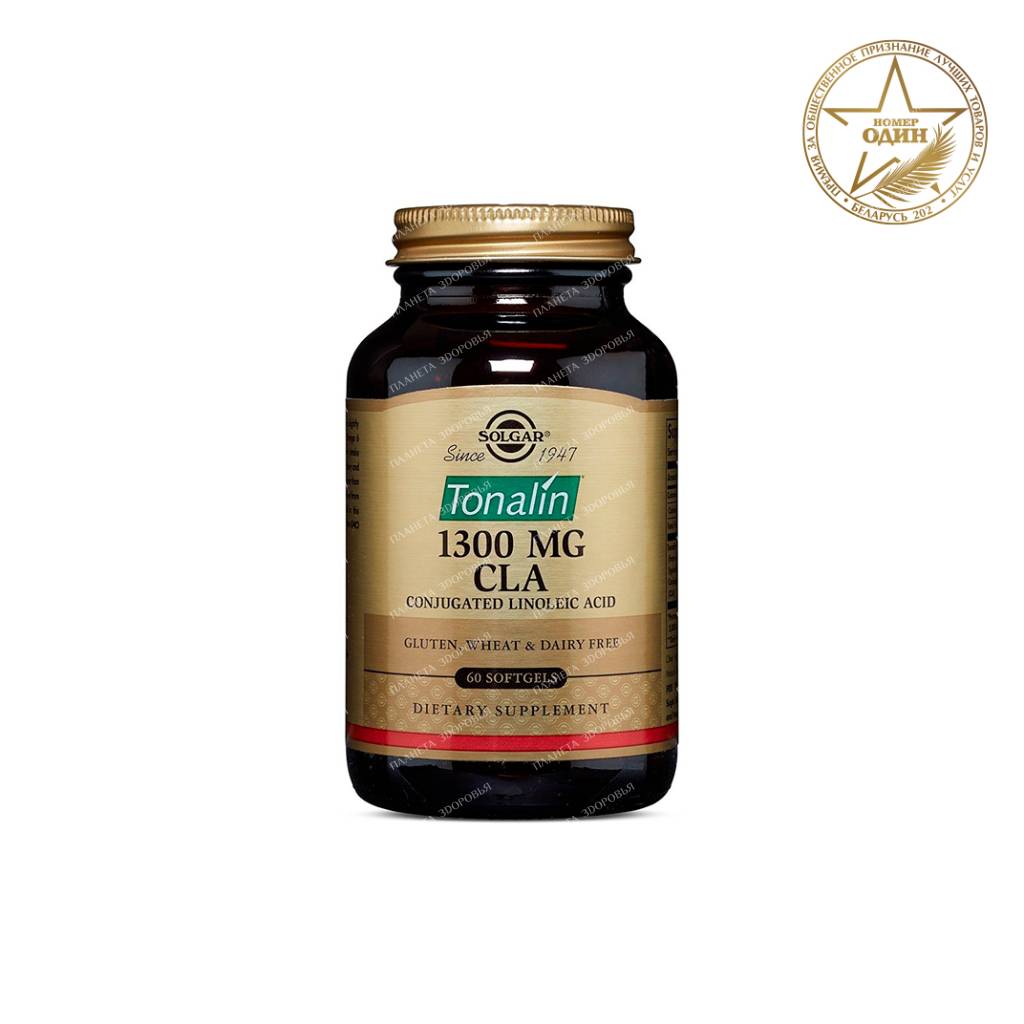 Tonalin 1300 mg CLA, dietary supplement capsules №60