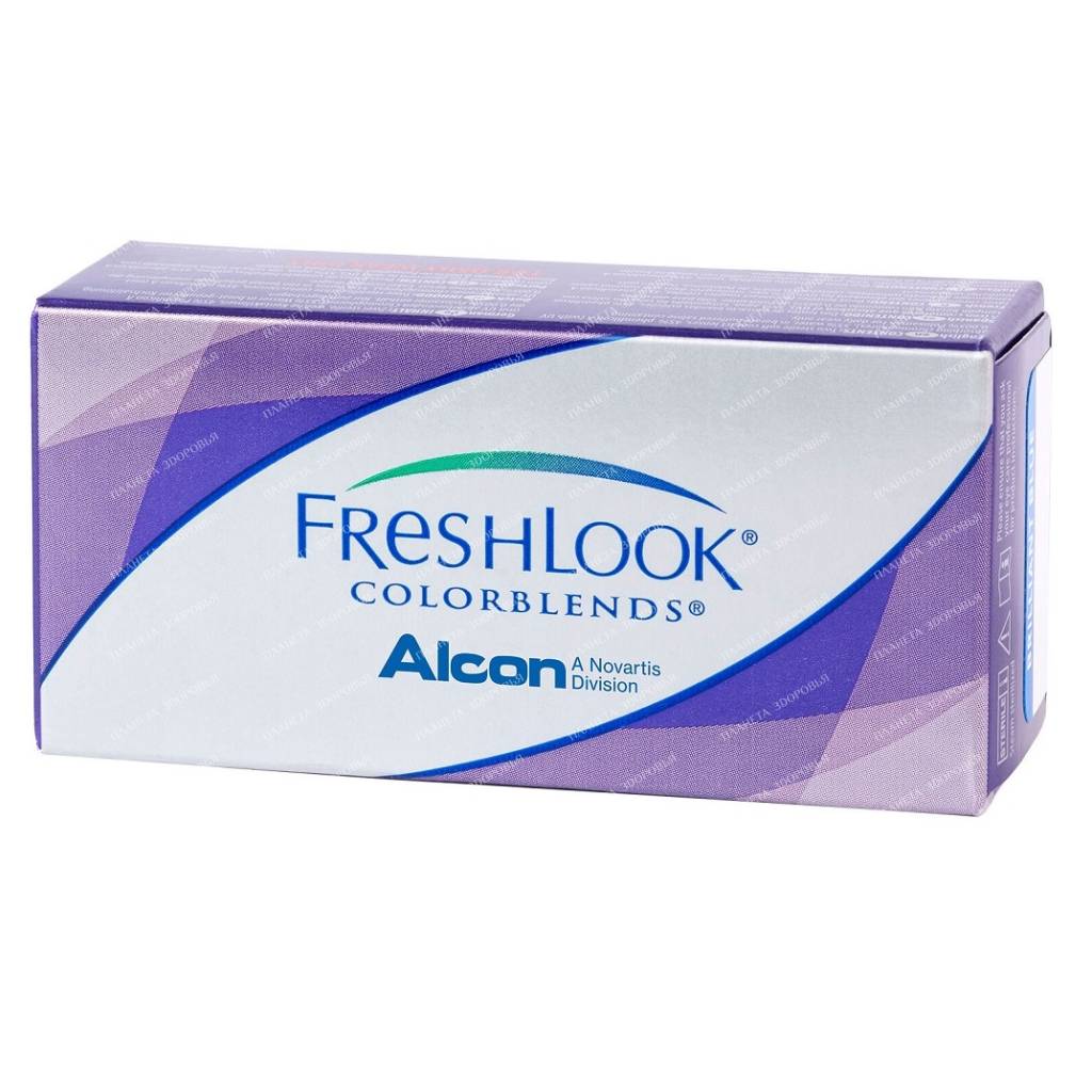 Soft contact lenses FreshLook ColorBlends (Brilliant Blue) -5,50